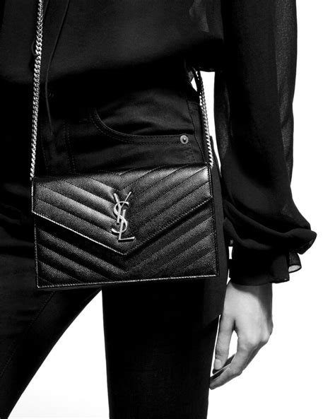 ysl envelope chain wallet powder|ysl wallet nordstrom.